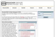 besucher zaehler homepage screenshot